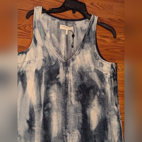 rag & bone Naia Tie-Dye Denim Minidress - Picture 6 of 9